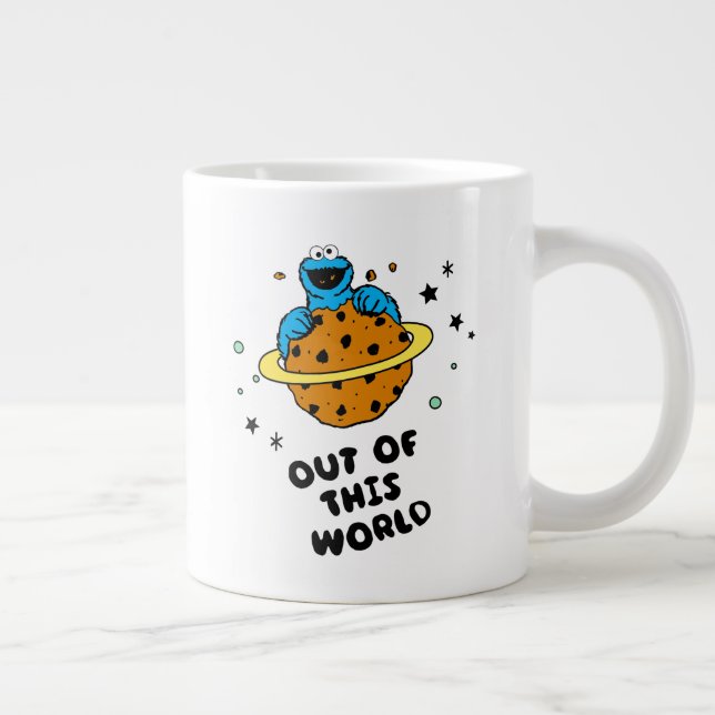 Caneca De Café Grande Monstro de cookies | Fora deste mundo (Direita)