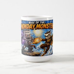 Caneca De Café Grande Monstro de Segunda-feira – Executor de Espr