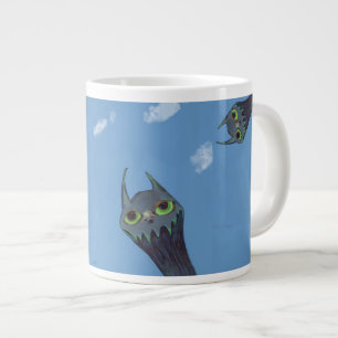 Caneca De Café Grande Monstros azuis