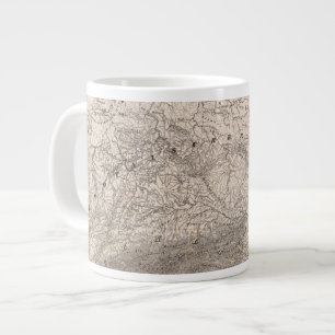 Caneca De Café Grande Montanhas e rios da Europa