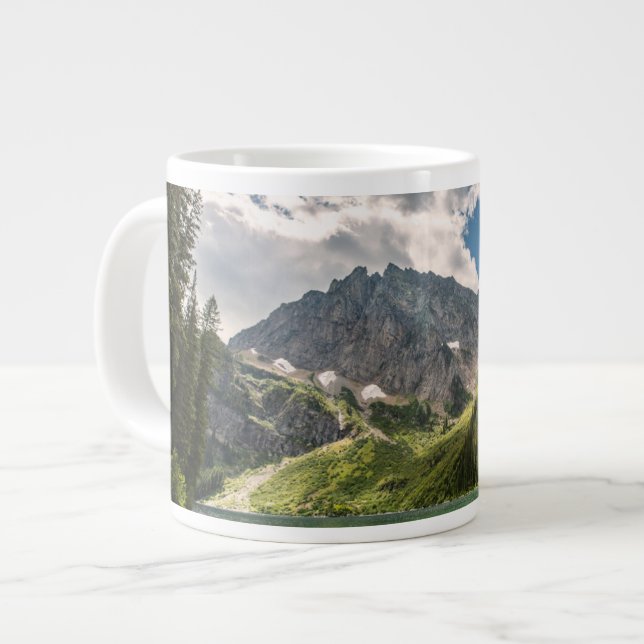 Caneca De Café Grande Montanhas | Montanhas do Gabinete, Montana (Frente Esquerda)