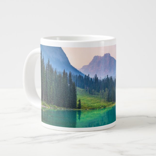 Caneca De Café Grande Montanhas | Parque Nacional Yoho, Colúmbia Britâni (Frente Esquerda)