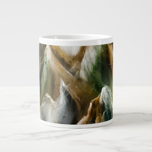 Caneca De Café Grande Montanhas Pintadas (Frente)