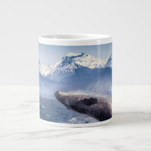 Caneca De Café Grande Montanhas   Quebra da Baía de Glaciar de Baleia, A