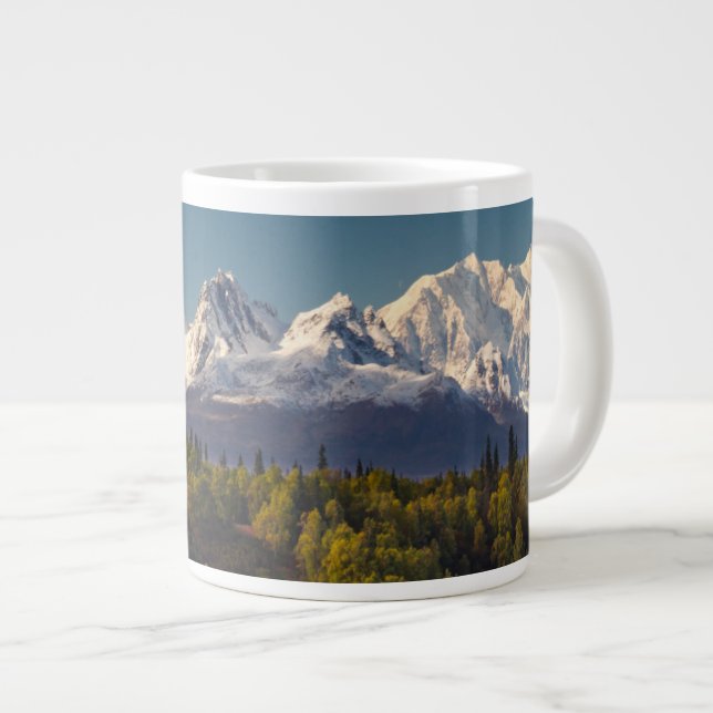 Caneca De Café Grande Monte McKinley | Alasca (Frente Esquerda)