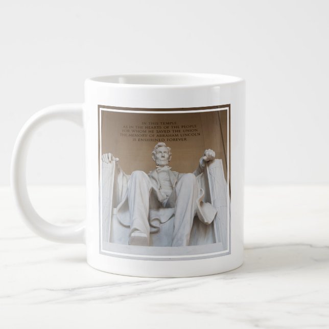 Caneca De Café Grande Monumentos | Memorial Lincoln (Esquerda)