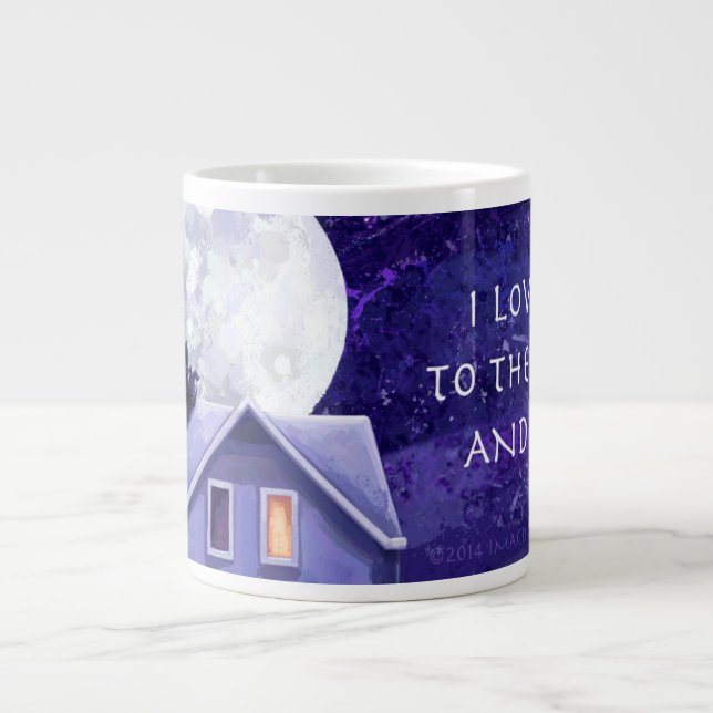 Caneca De Café Grande Moon Watch (Frente)