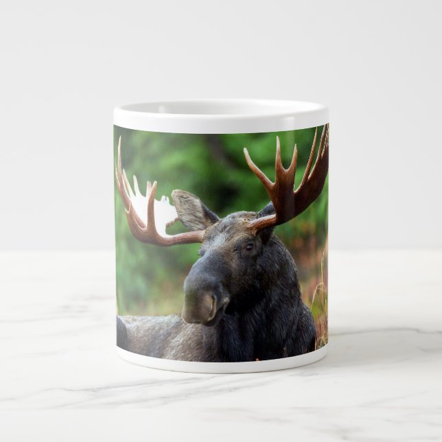 Caneca De Café Grande Moose (Frente)