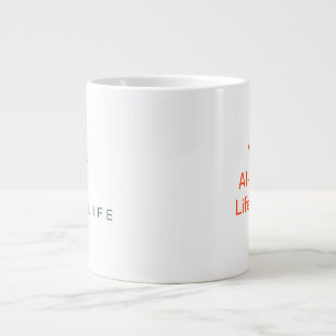 Caneca De Café Grande Mosaico Life Jumbo Mug