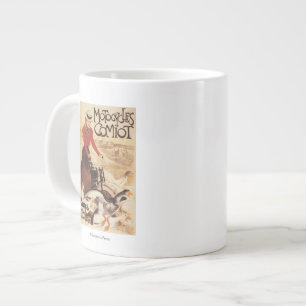 Caneca De Café Grande Motocicletas Comiot Poster de Mulheres e Geese