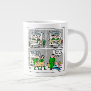 Caneca De Café Grande Motorista de Ambulância ou Paramédico