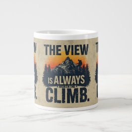 Caneca De Café Grande Mountain Quote Adventure Typography Mug