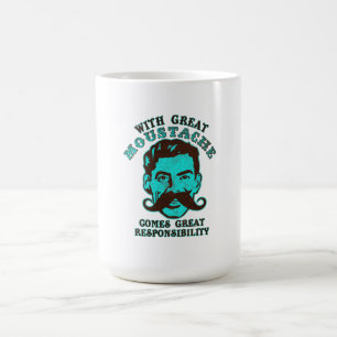 Caneca De Café Grande Moustache