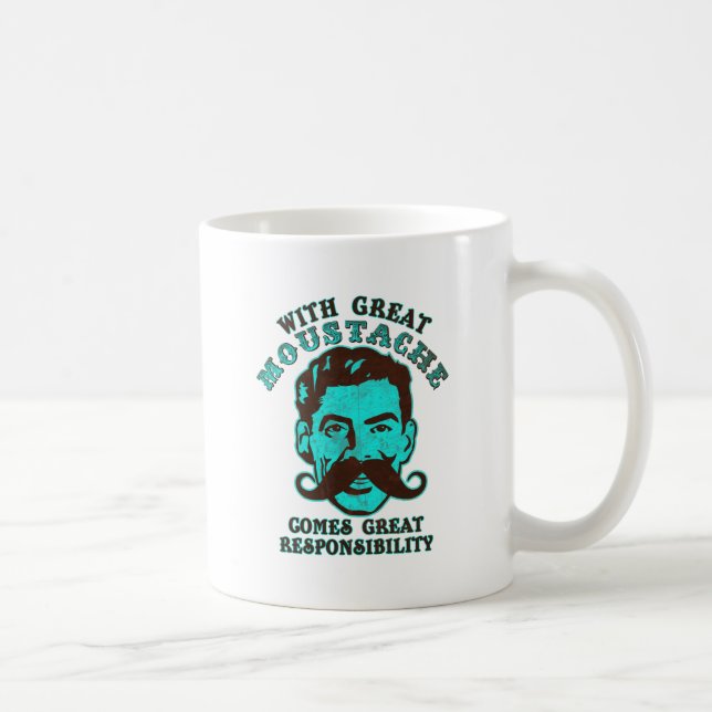 Caneca De Café Grande Moustache (Direita)