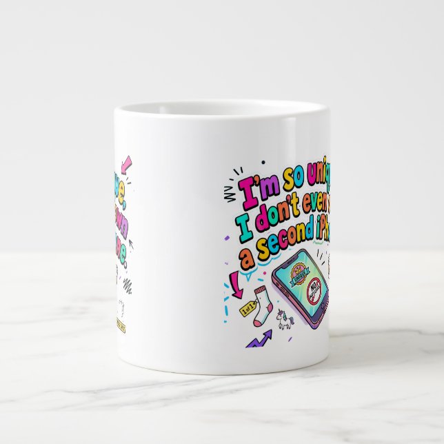 Caneca De Café Grande Mug (Frente)