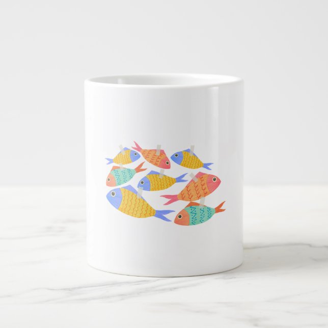 Caneca De Café Grande Mug coffee sample fichier coloris  (Frente)