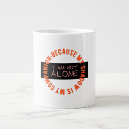 Caneca De Café Grande Mug com uma citação