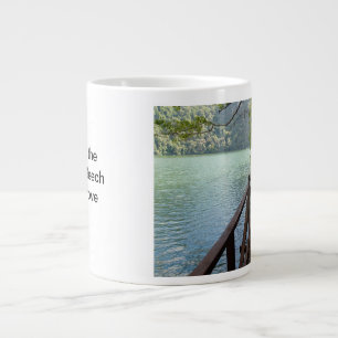Caneca De Café Grande Mug De Café: Eu atravessei a ponte de Beech