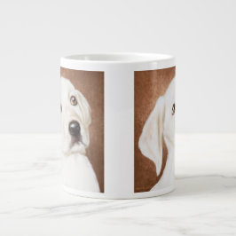 Caneca De Café Grande Mug De Café Gigante Labrador Amarelo