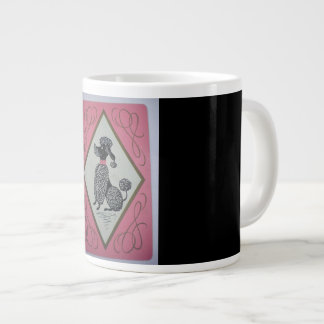 Caneca De Café Grande Mug de café grande (jumbo) com poodle, imagem de c