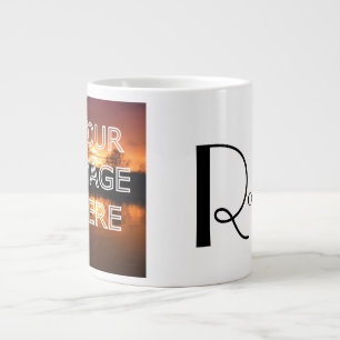 Caneca De Café Grande Mug De Café Personalizado Extra Grande