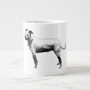 Caneca De Café Grande Mug de café pronto e amistoso, misturar café
