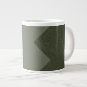 Caneca De Café Grande Mug de café verde do Moss personalizado