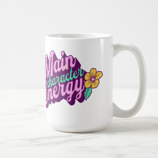 Caneca De Café Grande Mug de Energia com Caráter Principal