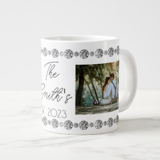 Caneca De Café Grande Mug de Especialidade de Casamento Personalizado