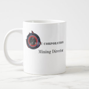 Caneca De Café Grande Mug de Especialidade do Diretor de Mineração