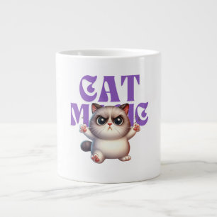 Caneca De Café Grande Mug de Especialidade em Energia de Cat
