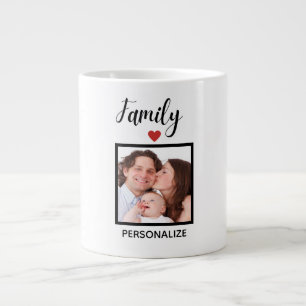 Caneca De Café Grande Mug de Especialidades da Família Personalizada