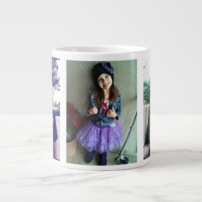 Caneca De Café Grande Mug de Fotografia Personalizada Jumbo (Frente)
