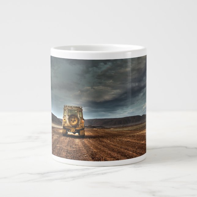Caneca De Café Grande Mug de Land Rover (Frente)