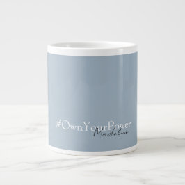 Caneca De Café Grande Mug de Nome Personalizado - Oferta de Empoderament