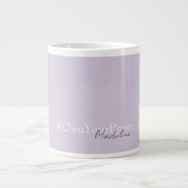 Caneca De Café Grande Mug de Nome Personalizado - Oferta de Empoderament
