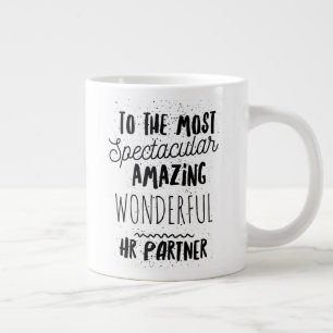 Caneca De Café Grande Mug de parceiro de RH