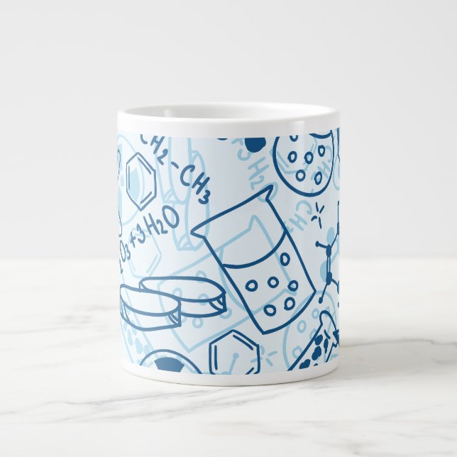 Caneca De Café Grande Mug de Química (Frente)