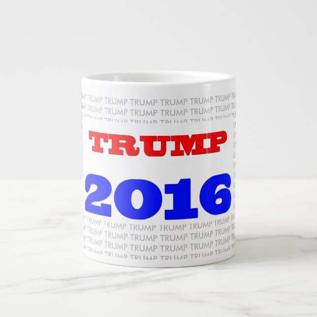 CANECA DE CAFÉ GRANDE MUG DE TRUMP EXTRA GRANDE (Frente)