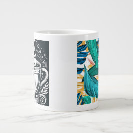 Caneca De Café Grande Mug do Designer