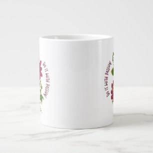 Caneca De Café Grande Mug Do It With Passion
