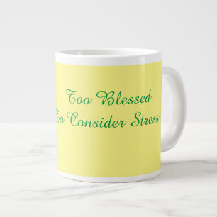 Caneca De Café Grande Mug Especialmente Abençoado Demais