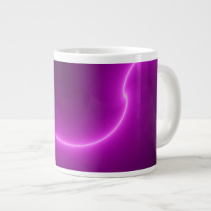 Caneca De Café Grande Mug Fractal de Choque Elétrico
