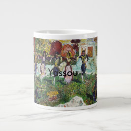 Caneca De Café Grande Mug Grecian Festival Yassou /Sarr