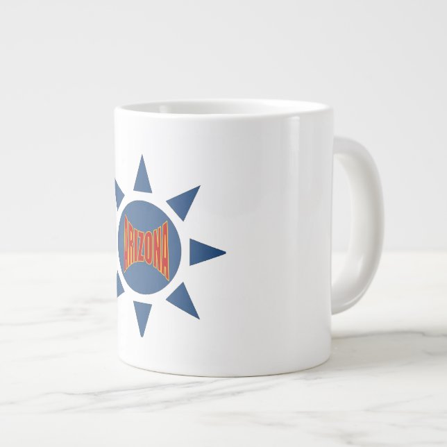 CANECA DE CAFÉ GRANDE MUG JUMBO ARIZONA (Frente Esquerda)
