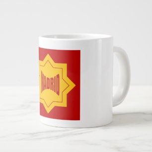 CANECA DE CAFÉ GRANDE MUG JUMBO BRANCO MADRID
