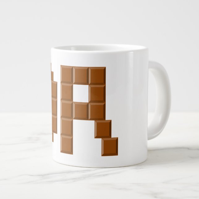 CANECA DE CAFÉ GRANDE MUG JUMBO BRASIL CHOCOLATE (Frente Esquerda)