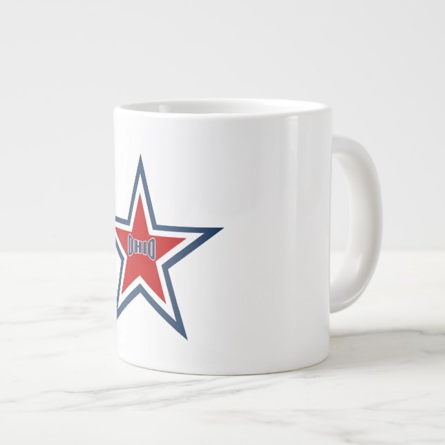 CANECA DE CAFÉ GRANDE MUG JUMBO OHIO (Frente Esquerda)