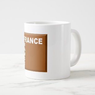 CANECA DE CAFÉ GRANDE MUG JUMBO WHITE CHOCOLAT FRANÇA