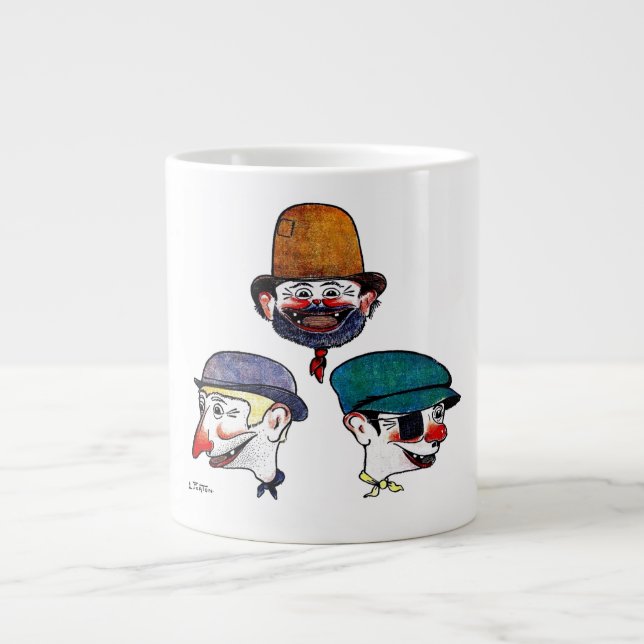 Caneca De Café Grande Mug Les Pieds Nickelés (Frente)